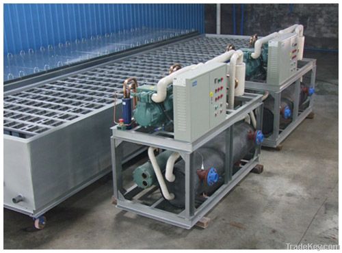 Block ice machine, ice block maker, ice machine