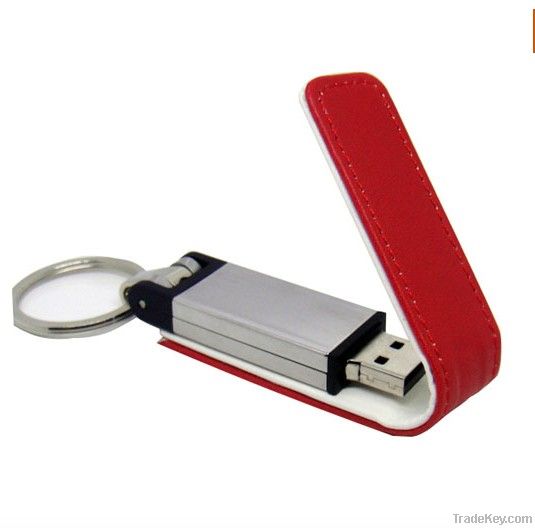 leather USB flash drive , leather pen drive , leather USB flash disk