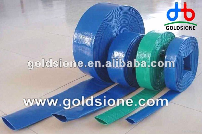 pvc lay flat irrigation discharge water hose