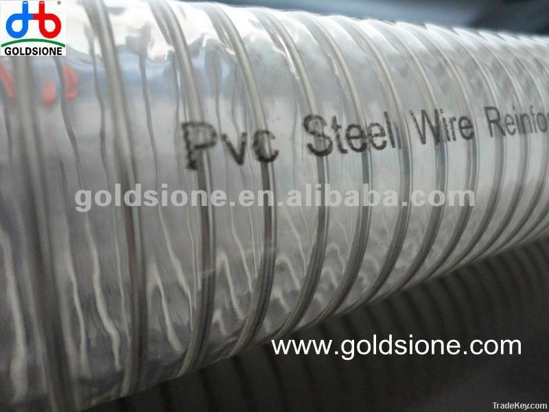 PVC wire steel transparent hose