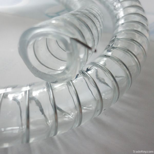 PVC wire steel transparent hose