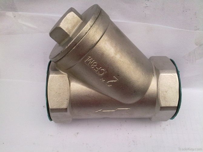 Stainless Steel Female Threaded Y-Strainer