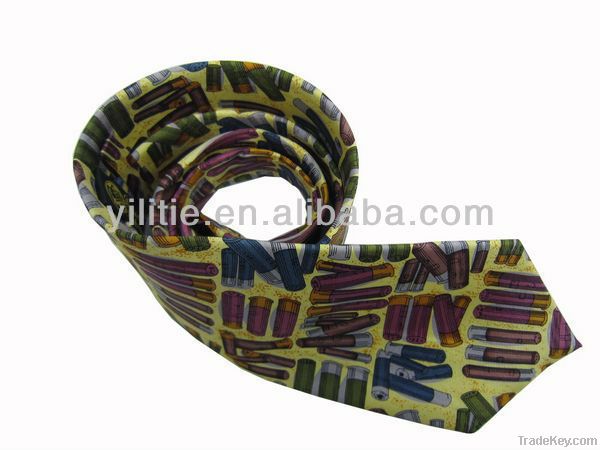 Printed necktie