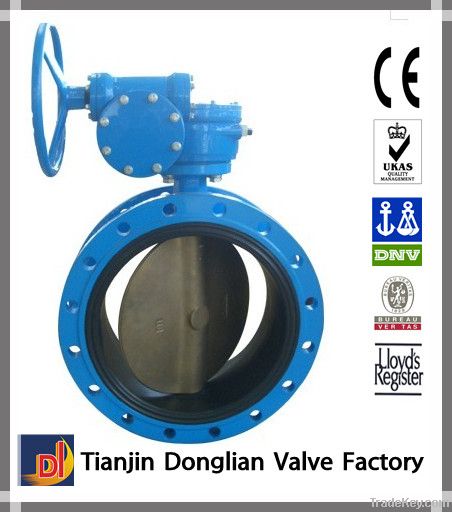 double flange butterfly valve