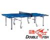 Double Fish 01-303 Double Folding Movable Table Tennis Table