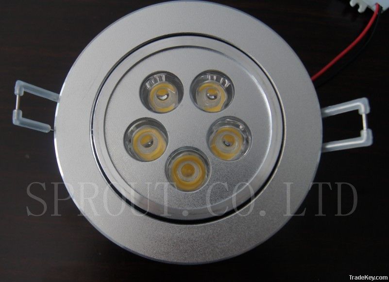 5w high brightness LED downlight