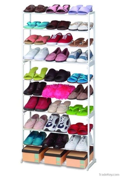 30 Pairs Free Standing Shoe Rack