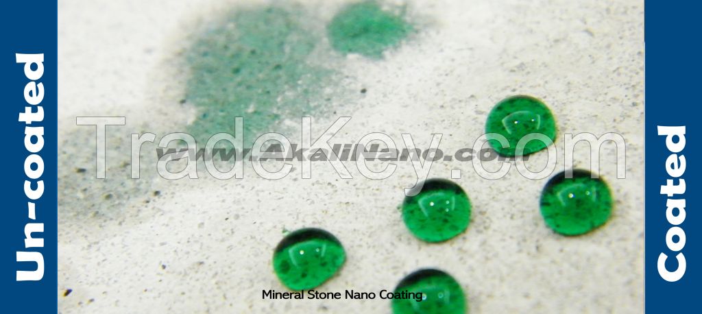 Super hydrophobic self clean nano coating for mineral stone