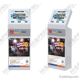 19&quot; lcd ticket printing kiosk