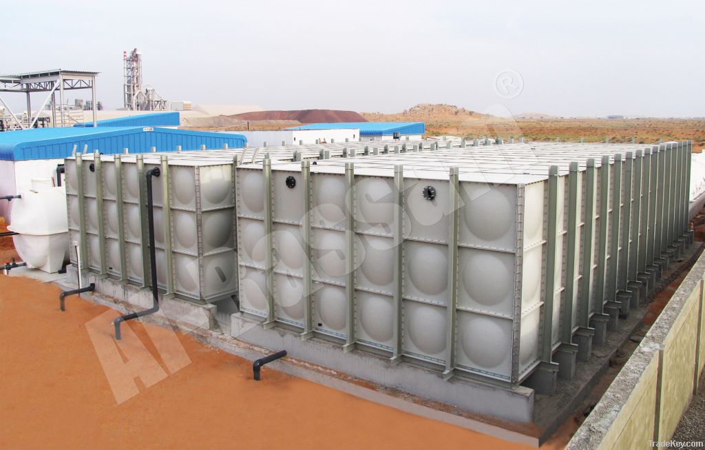 GRP &quot;Hot Pressed&quot; Sectional Panel Tanks