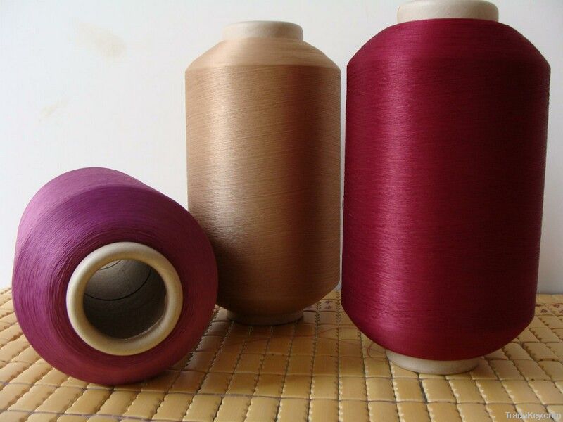 nylon6 / polyester twisted yarn