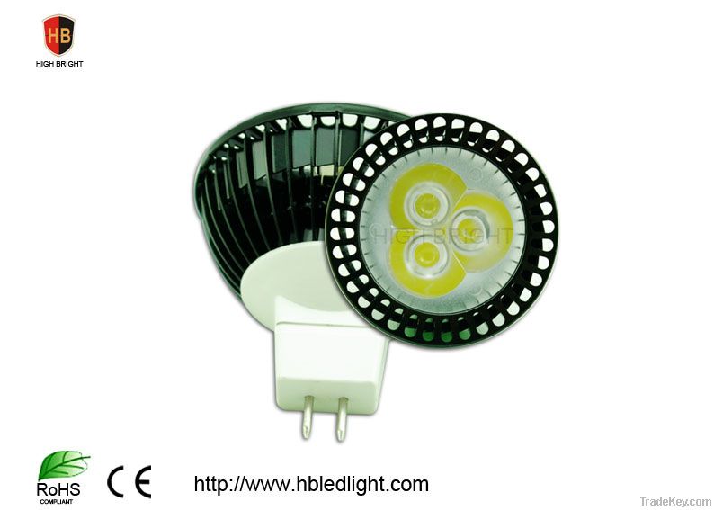 3*1W LED Spotlights MR16