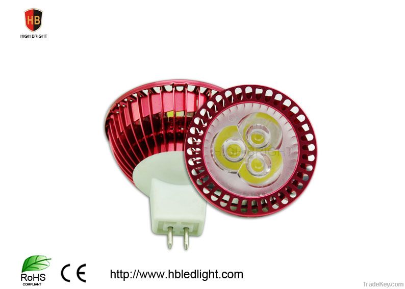 3*1W LED Spotlights MR16