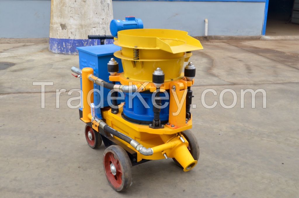 electric dry mix shotcrete, gunite machine