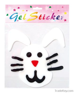 Rabbit Gel Window Sticker