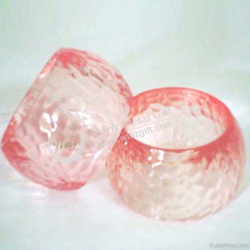 Transparent Resin napkin ring WZ-N2012