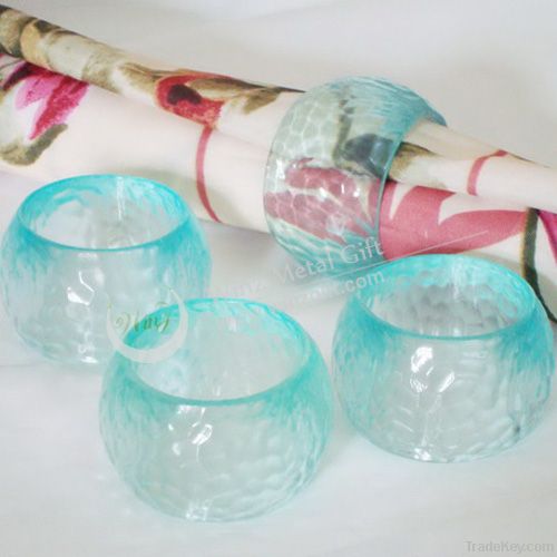 Transparent Resin napkin ring WZ-N2012