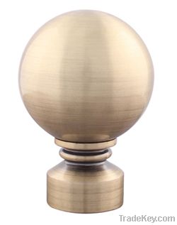 Metal curtian rod of ball finials