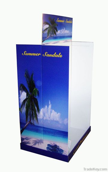 sandals cardboard display