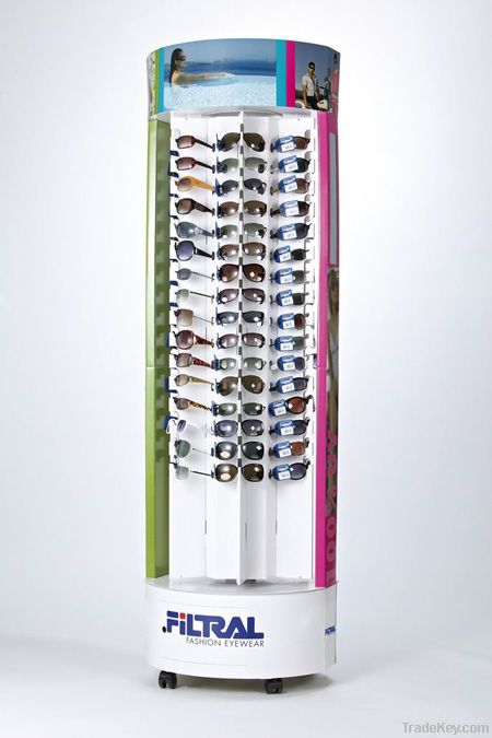 sunglasses cardboard display stand