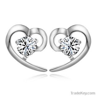 wholesale silver charm earrings