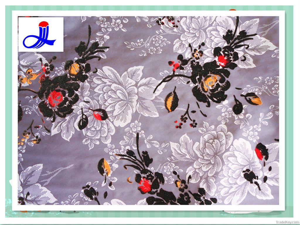 100% polyester flocking fabric