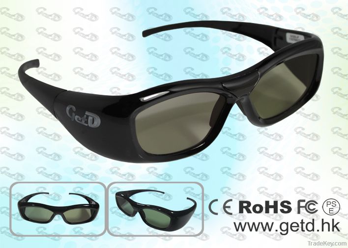 Blue tooth 3D TV Active shutter 3D glasses GH300-BT