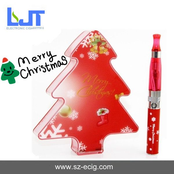 Christmas gift packing e cigarette with plastic box packing