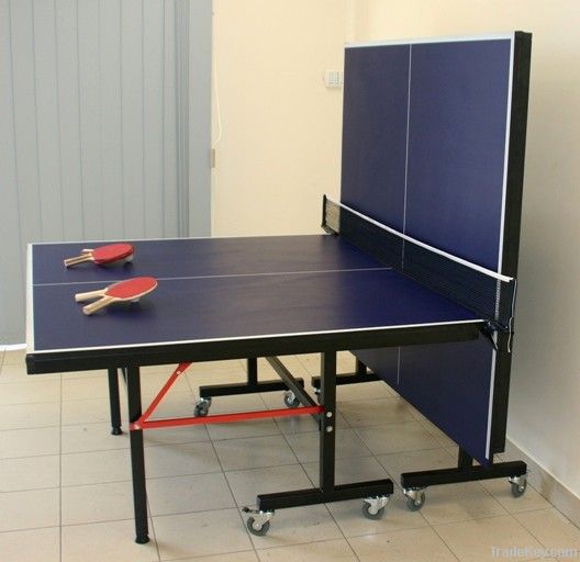 folding table tennis table as-203 square leg 3&#039;&#039; wheels