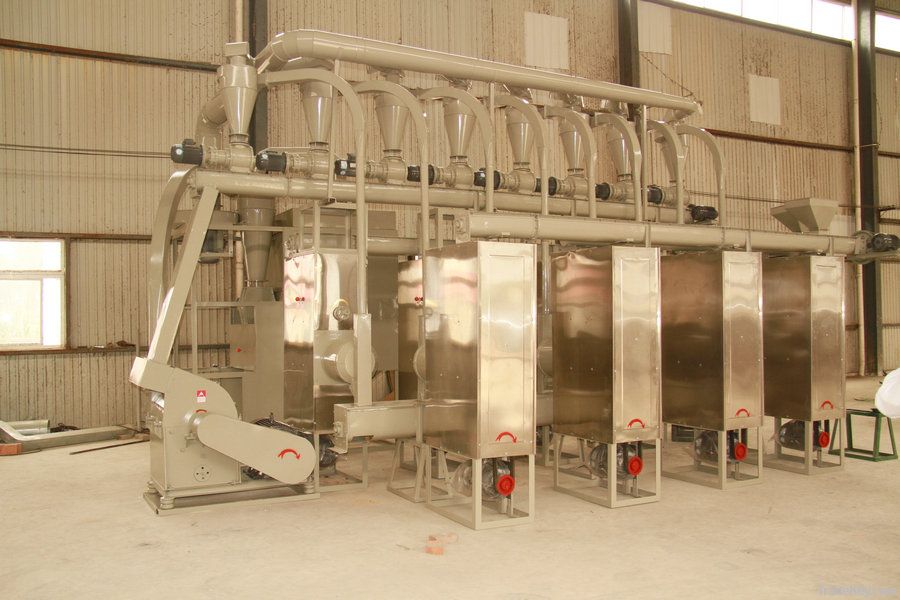 Automatic 6FW-P100 garden pea peeling machine