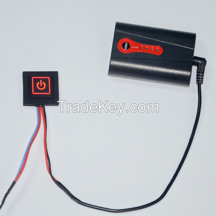 heated jackets battery pack 7.4v 2200mAh Li-ion Volt Only