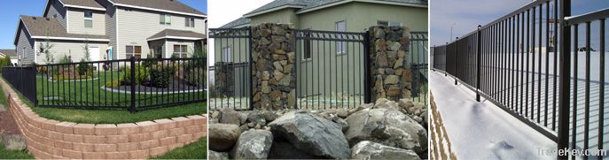 Standard Powder Coat Palisade Security Fencing