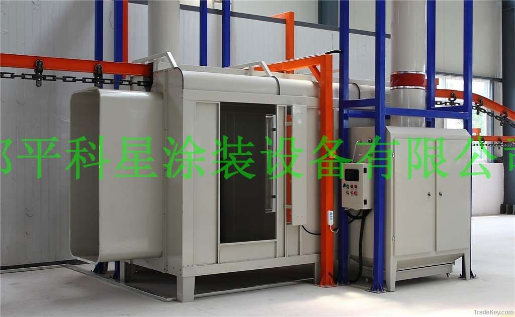 powder coating spray booth