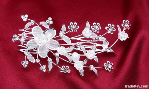 Rhinestone bridal hair comb