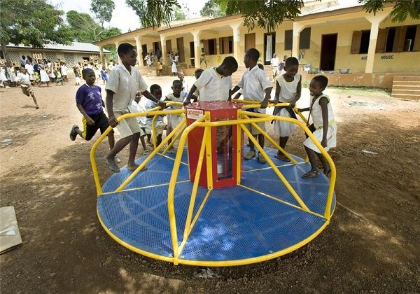 Merry-Go-Round Power (Electricity) Generator