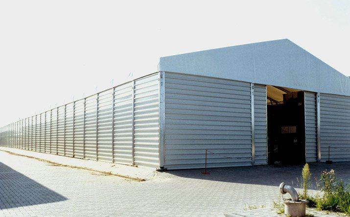 Warehouse Tent with ABS Hard Panel Wall