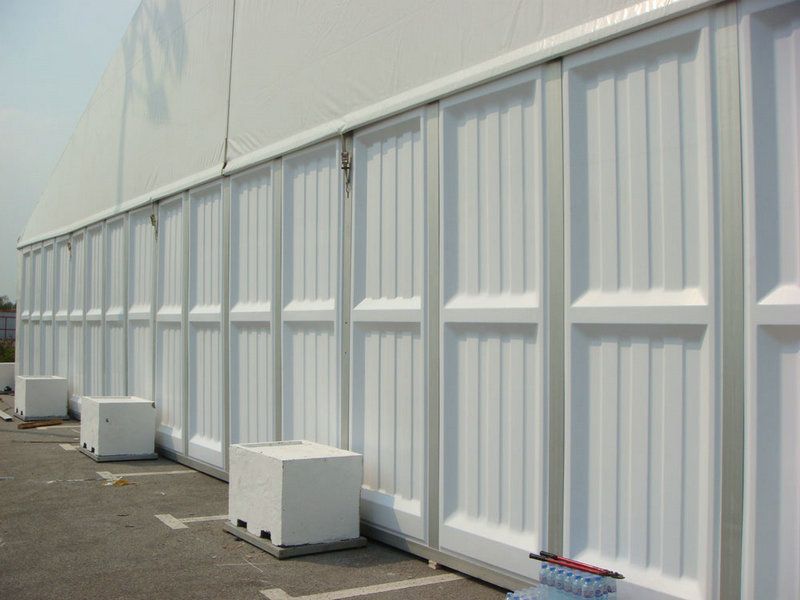 Warehouse Tent with ABS Hard Panel Wall