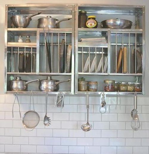 Small Stainless Steel Plate Rack