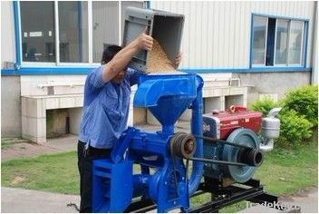 Rice peeling and milling machine