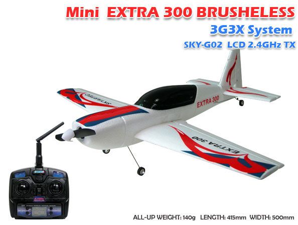 Mini Extra300 2.4GHz 3G3X Brushless RTF