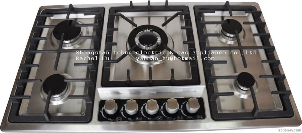 Built in gas stove/gas hob/multi burner stove/cook top