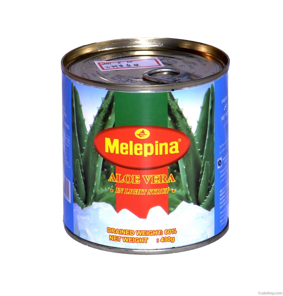 canned aloe vera