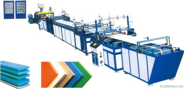 XPS foam plate production line