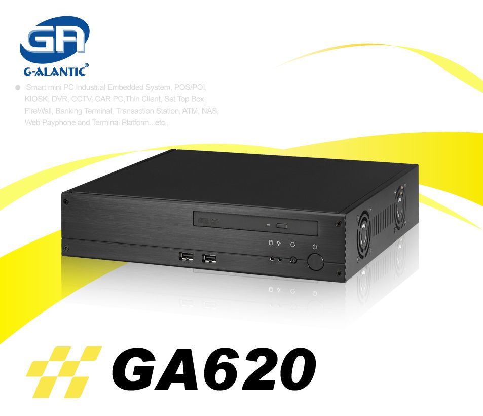 GA620 Car computer Mini ITX PC case