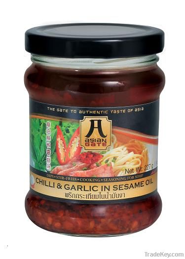 CHILLI & GARLIC IN SESAME OIL