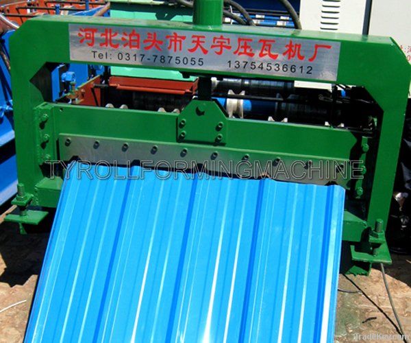 sheet steel roofing making machine