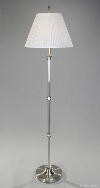 Glass/crystal floor lamp, stand light