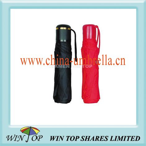 20.5 inch x 8 Ribs 3 Folds Supermini Umbrella
