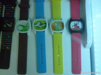 popular silicone kids watch oem design