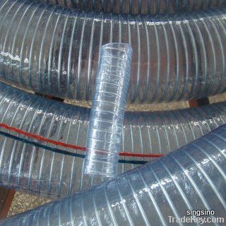 pvc spiral steel wire reinforced hose